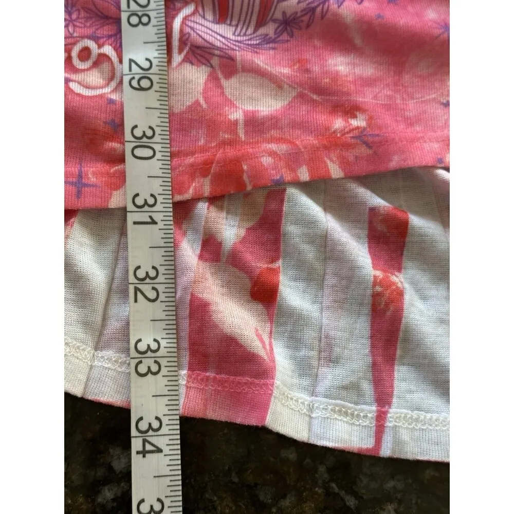 One World Live And Let Live Taurus Zodiac Top Rhinestone Pink Fairy Festive 2X Size undefined - Image 8