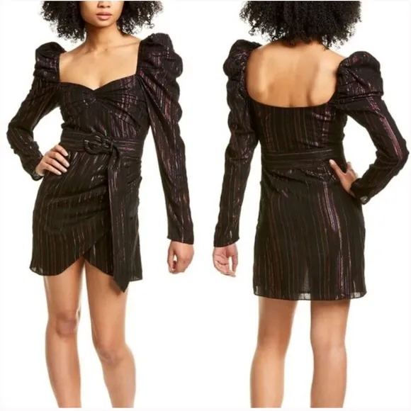 ROCOCO SAND DIVA BLACK COTTON
MULTICOLOR STRIPE Size Small NWT - Image 2