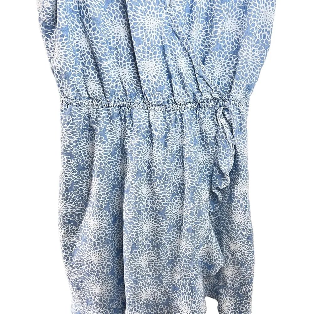 J.Crew Mercantile Floral Faux Wrap Ruffle Dress - Image 9