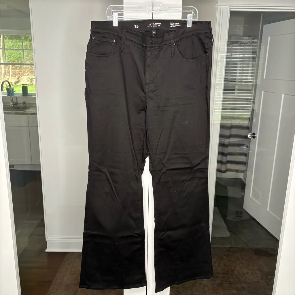 J.Crew NWT  Bootcut Jean True Black - Image 2