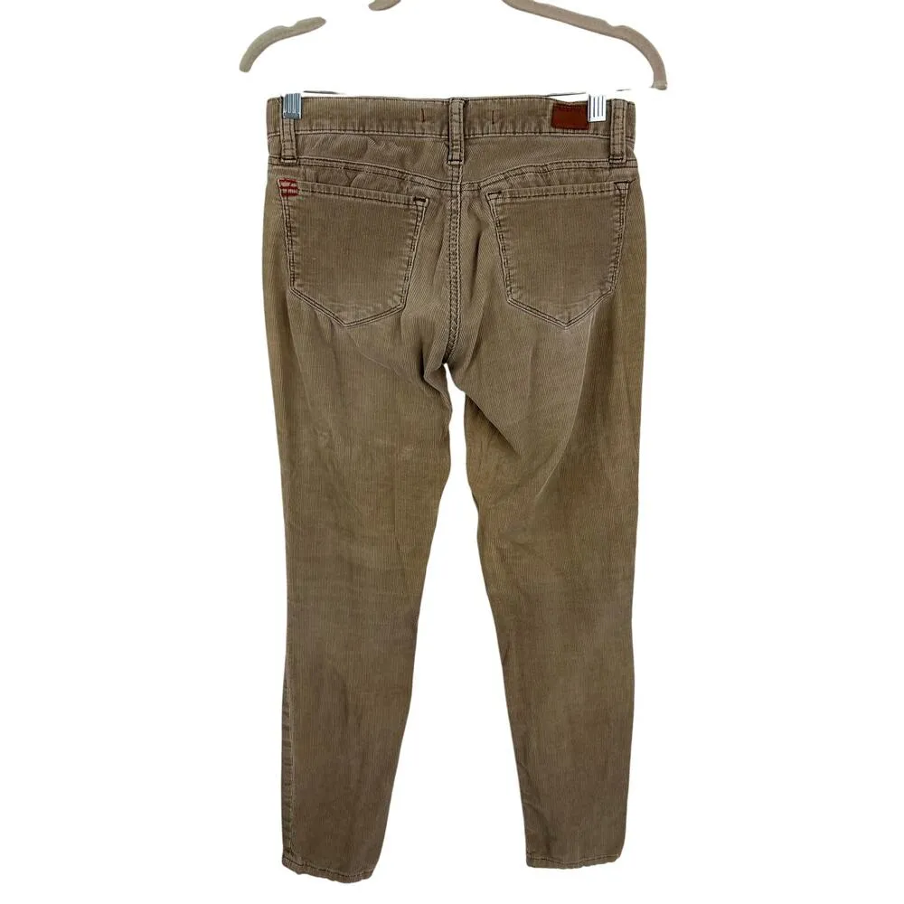 Urban Outfitters BDG Tan Corduroy Cigarette Mid Rise Skinny Pants 25 - Image 2