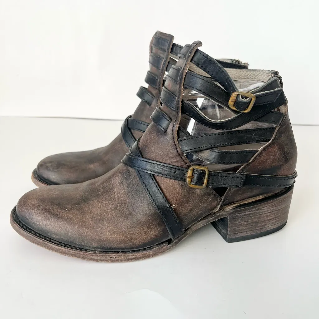 Freebird by Steven Stair leather distressed ankle Boots 7 - Image 5