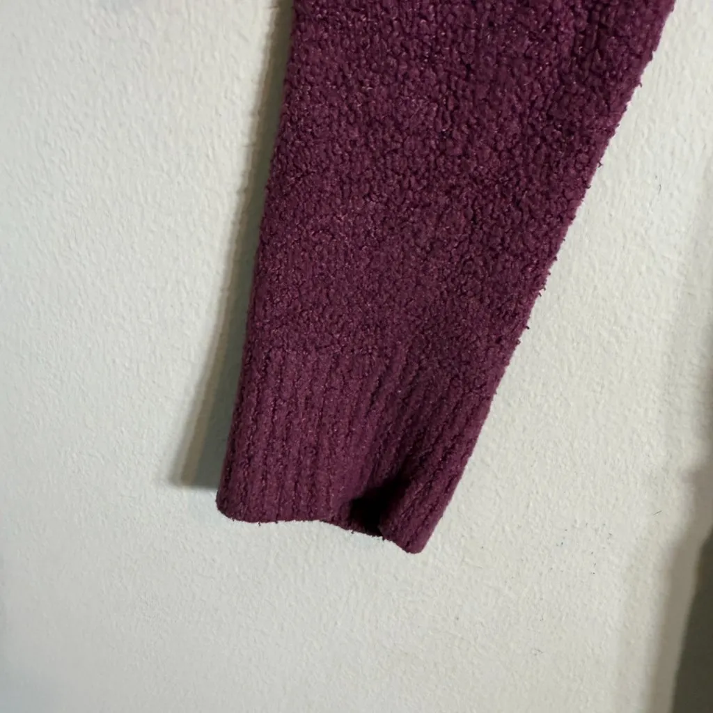 Barefoot Dreams CozyChic Lite Circle Cardi Cardigan Sweater Women's XS/S Purple - Image 11