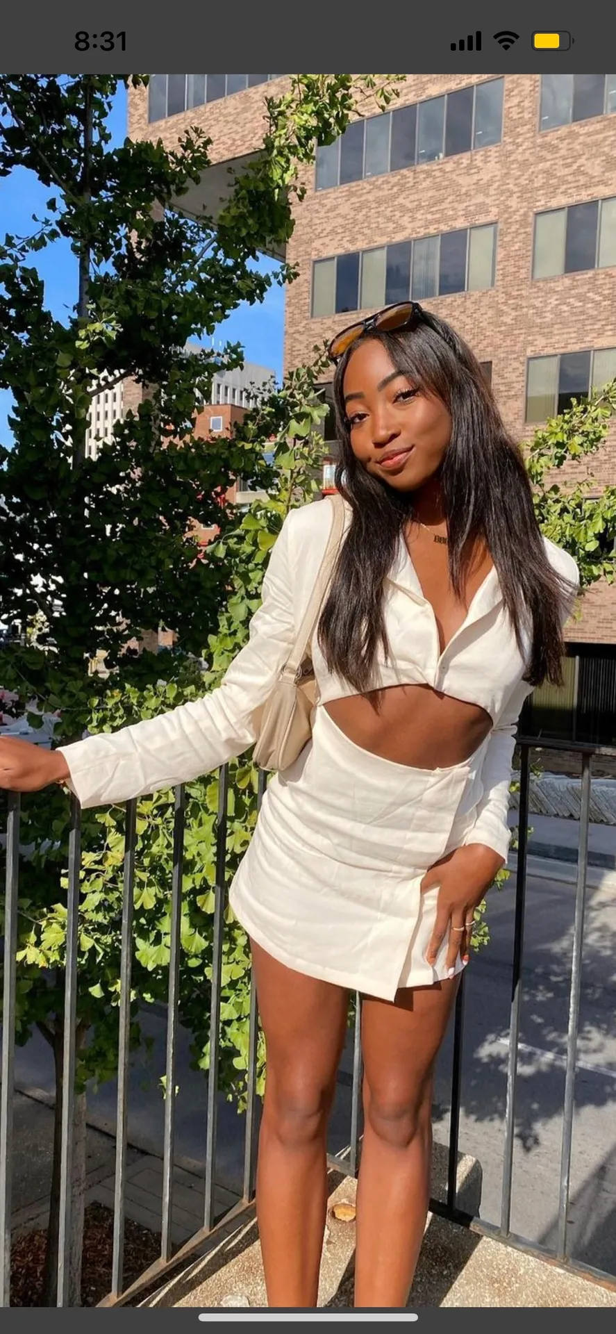 Mable CROP BLAZER JACKET MINI DRESS - Image 8