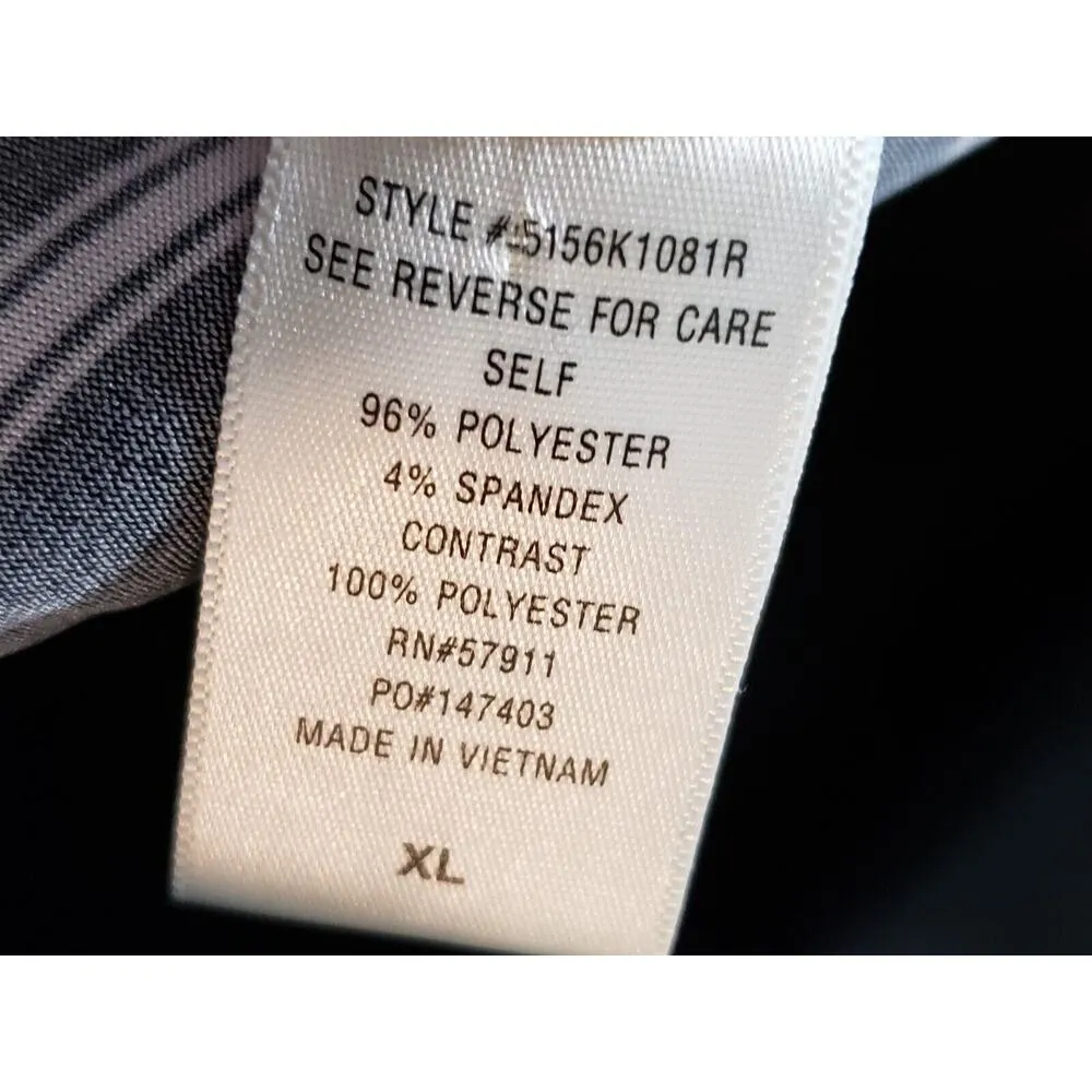 Wrapper Women's Black & White Polyester V-Neck Sleeveless Jumpsuit Size X-Large - Image 10