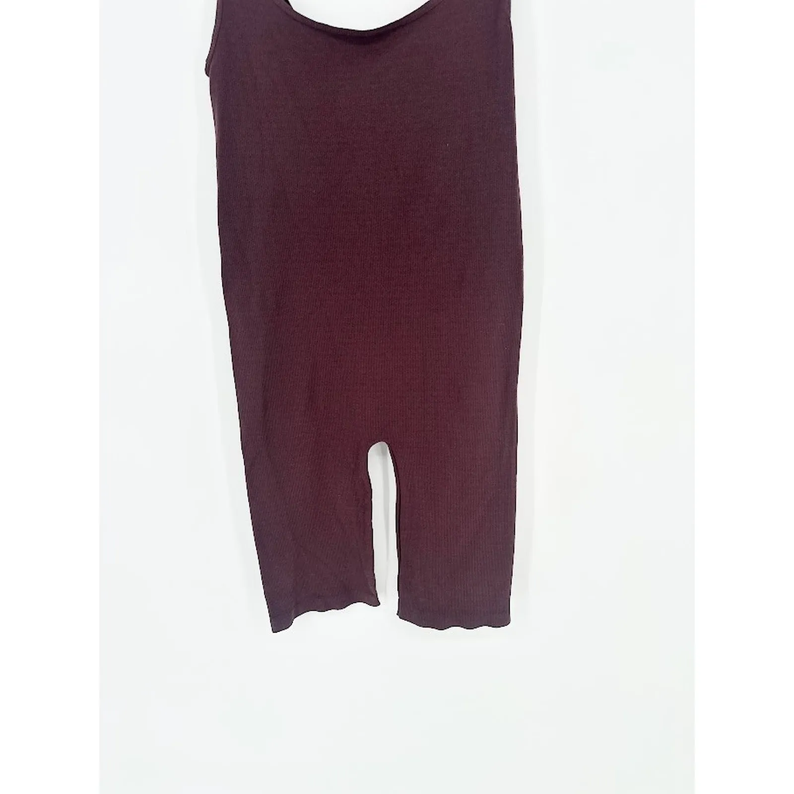 FP Free People MOVEMENT Biker Short One Piece Size M/L Burgundy Sexy Active Gym - Image 3