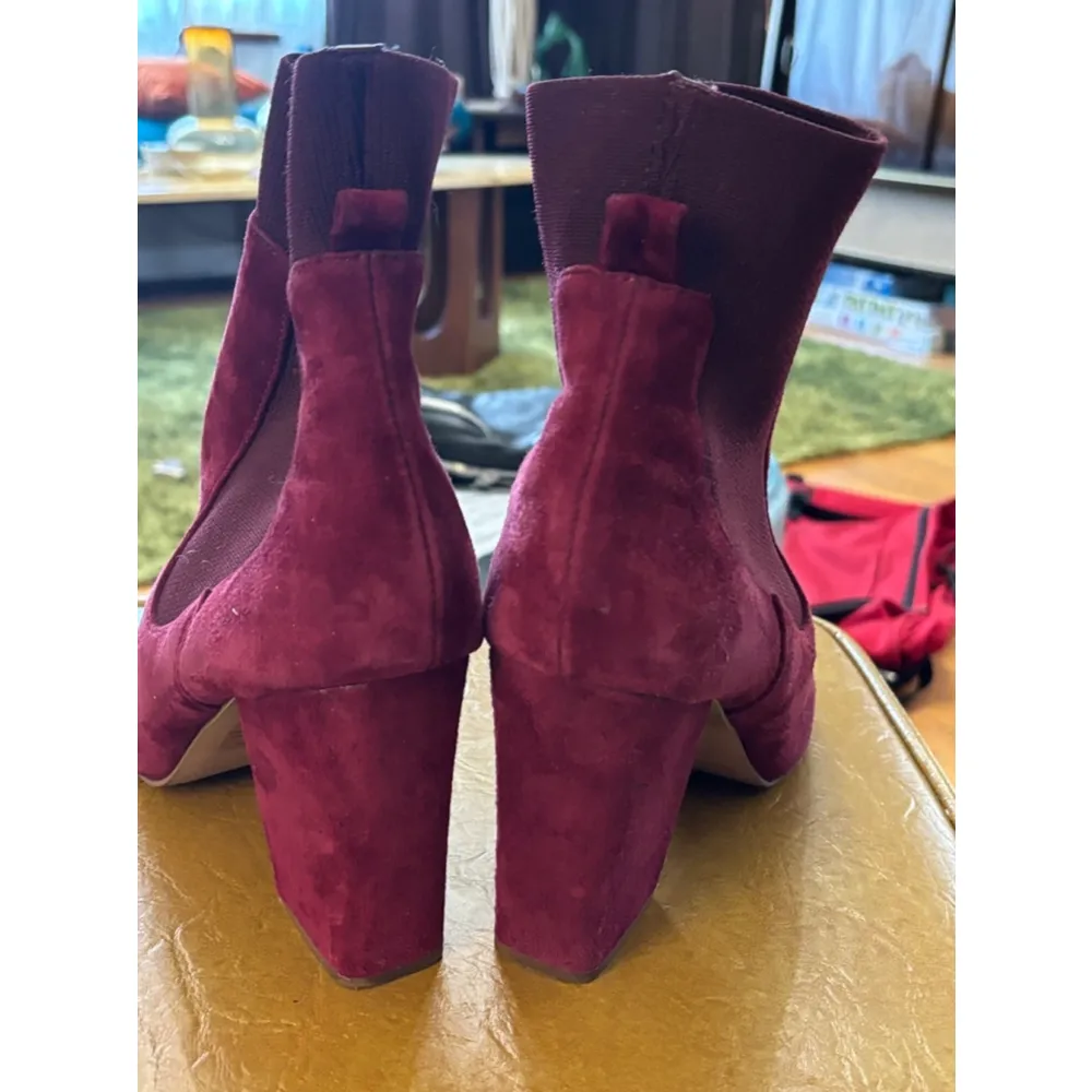 Women's Steve Madden Boots, Size 8.5, Burgundy - Image 3