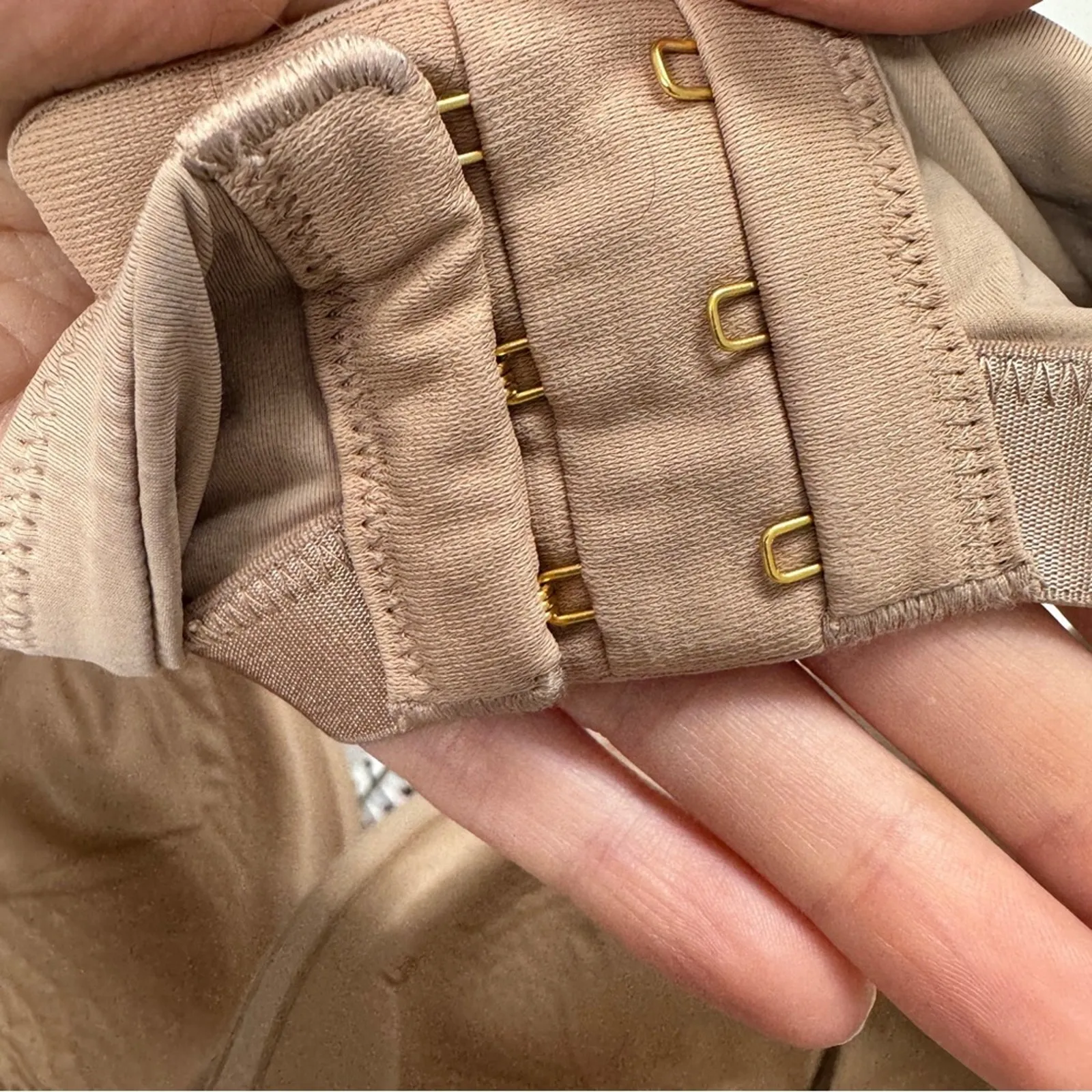 Thirdlove Tan Underwire Full Coverage Bra Womens 44F Classic Modest Comfort - Image 8