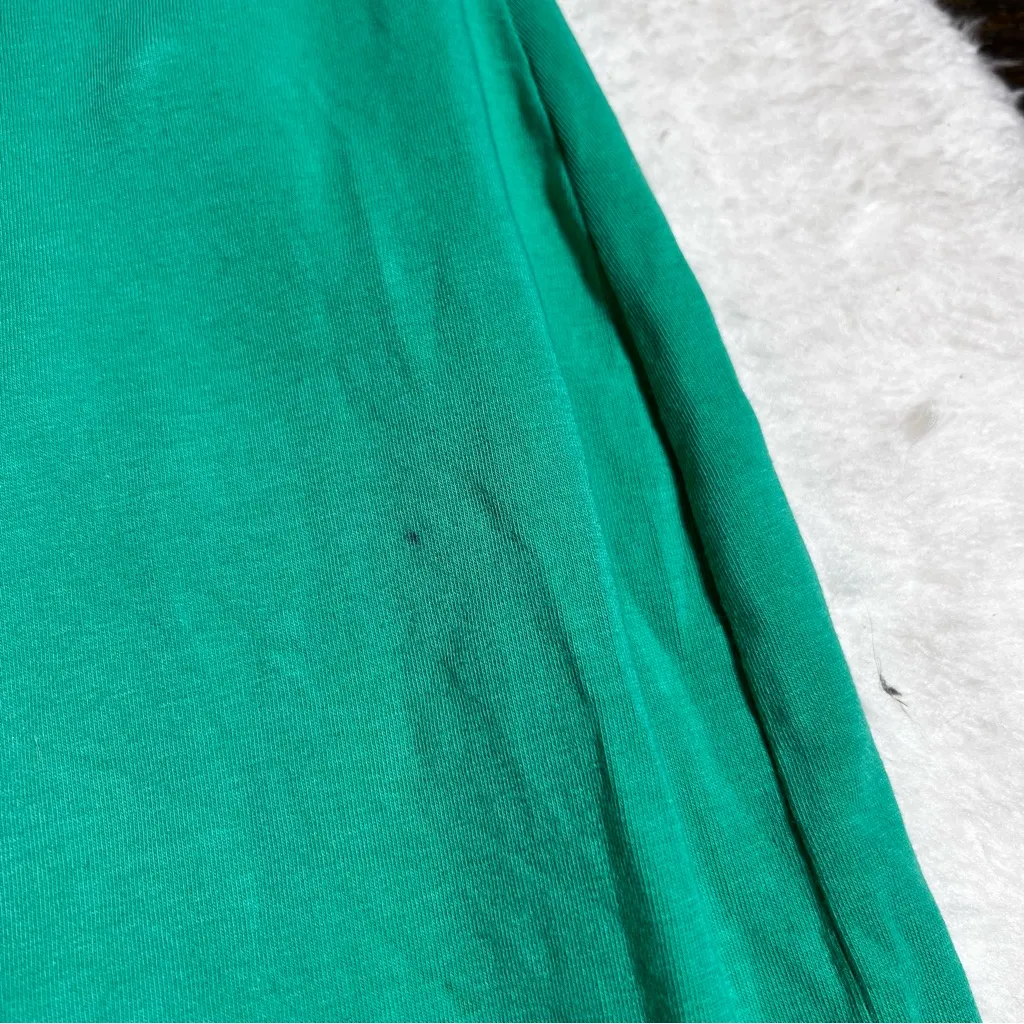 H&M Basic Kelly Green Mini Bodycon Short Sleeve Dress - Image 10