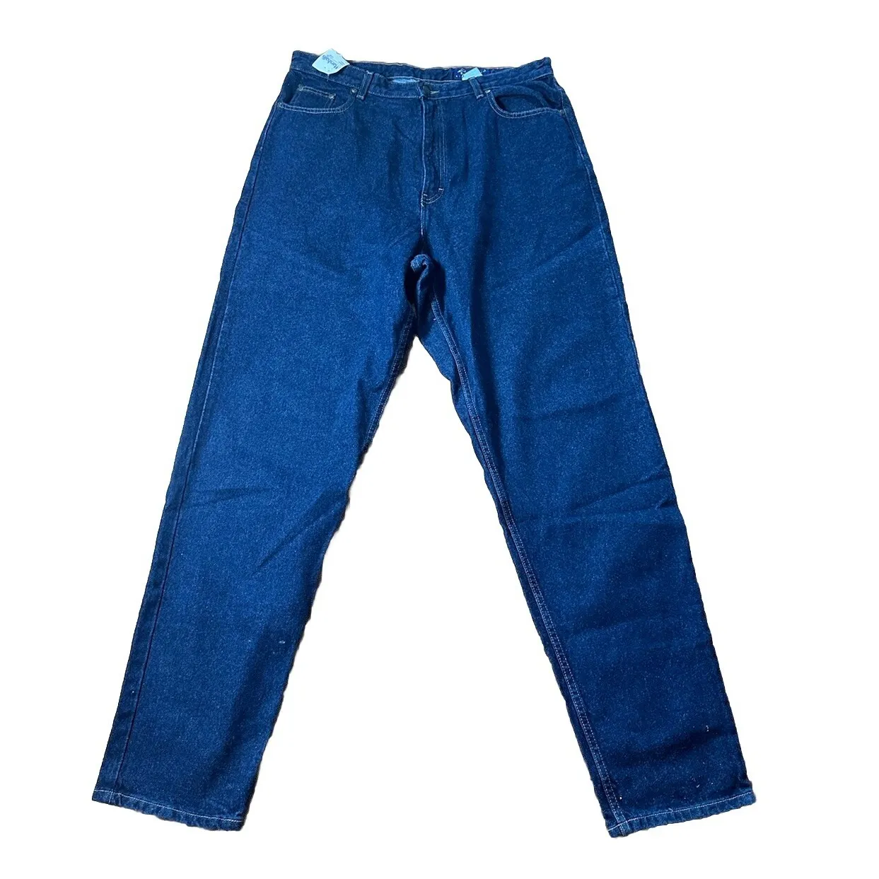 Vintage Eddie Bauer Women's Jeans Blue Denim Cotton High Rise Mom Dark Wash 18T - Image 2