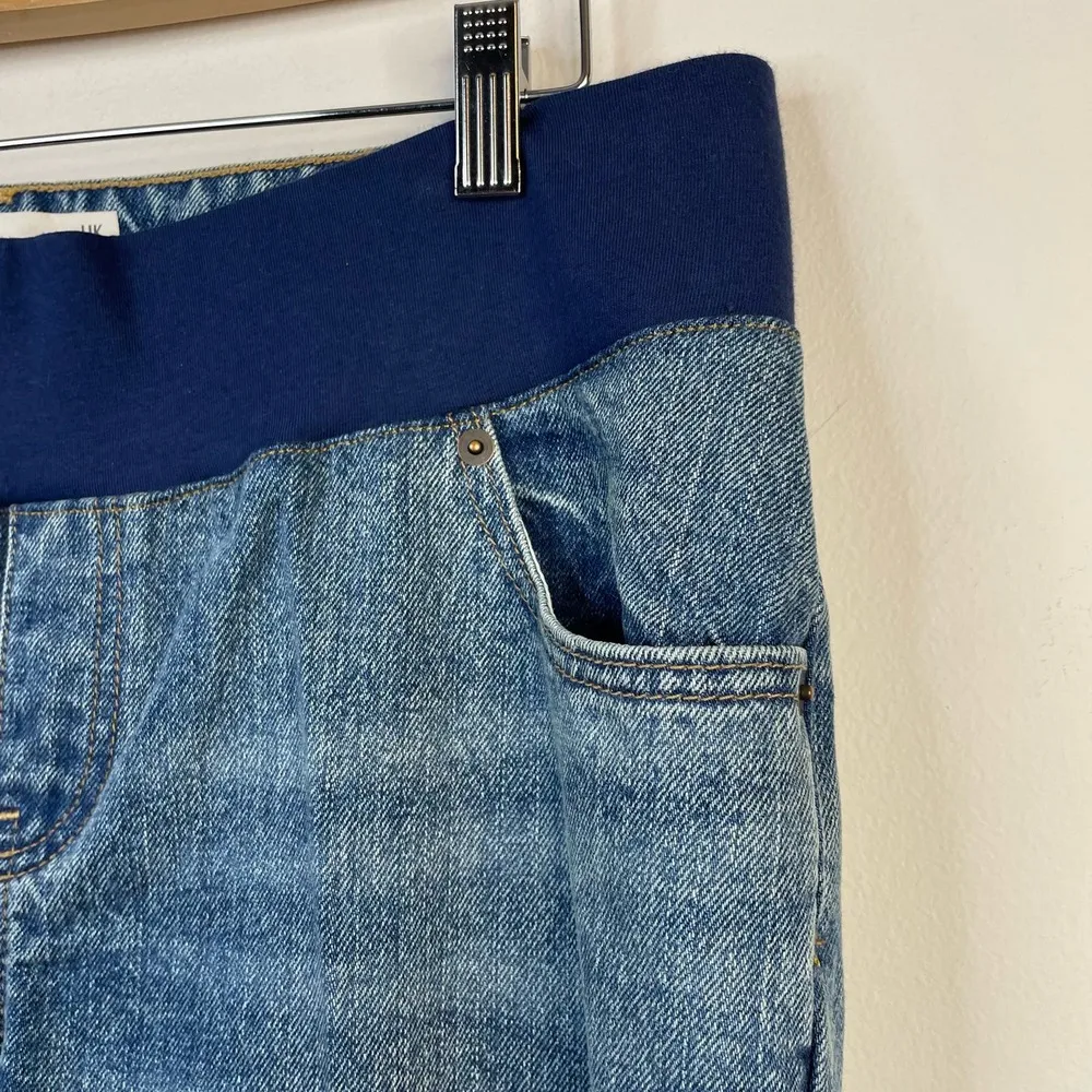 Asos Design Egerton Rigid Cropped Flare Under Belly Maternity Jeans womens 10 - Image 5