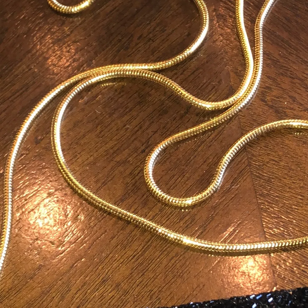 Valerie Stevens Black & Gold Tone Vintage Seed Bead Beaded Evening Bag Clutch - Image 3