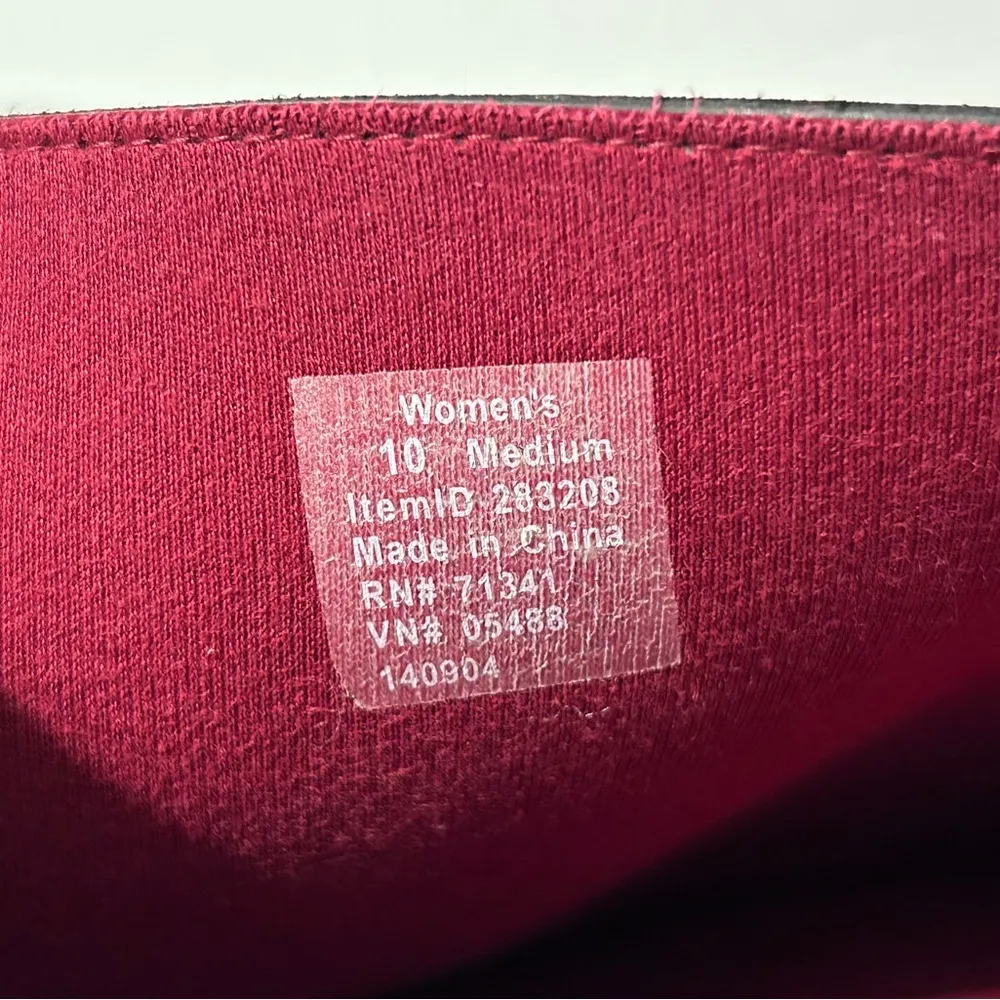 L.L. Bean Willie checkered tall rain boots women size 10 Black - Image 10