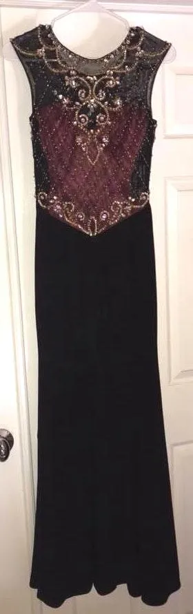 Macy's Black formal/prom dress - Image 6