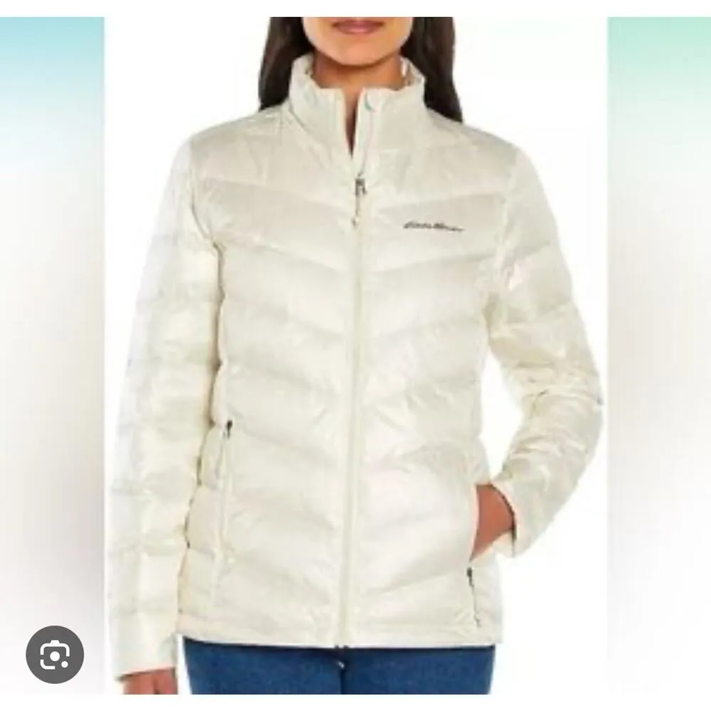 Eddie Bauer CirrusLite Down Jacket Women's Small White - Image 2