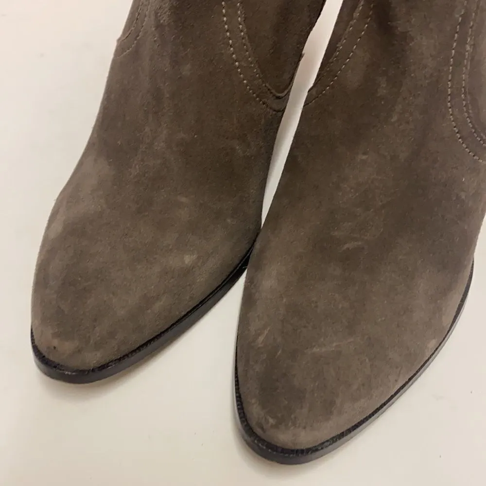 H & M suede ankle Boots size‎ 7 A5 - Image 5