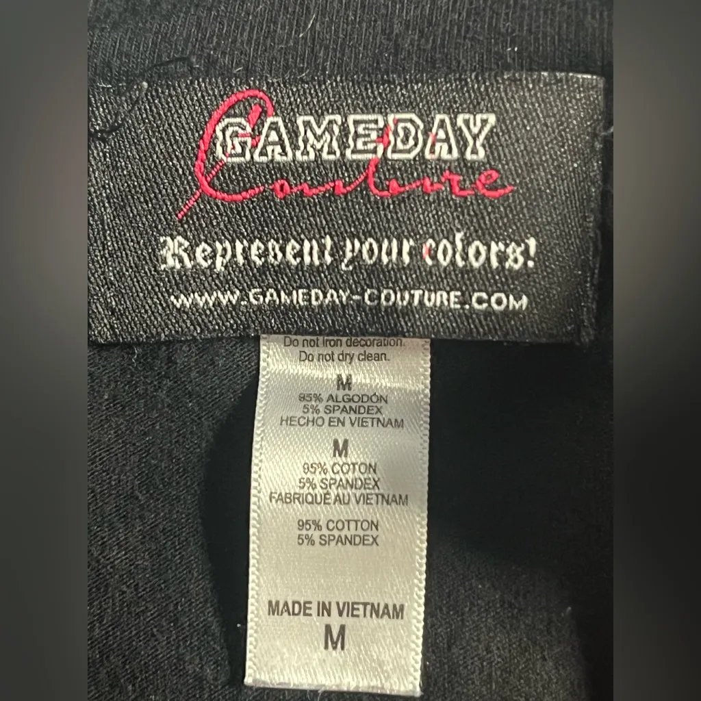 Gameday Couture Wichita State Shockers Full Zip Jacket w/Rhinestones Black Size M - Image 7