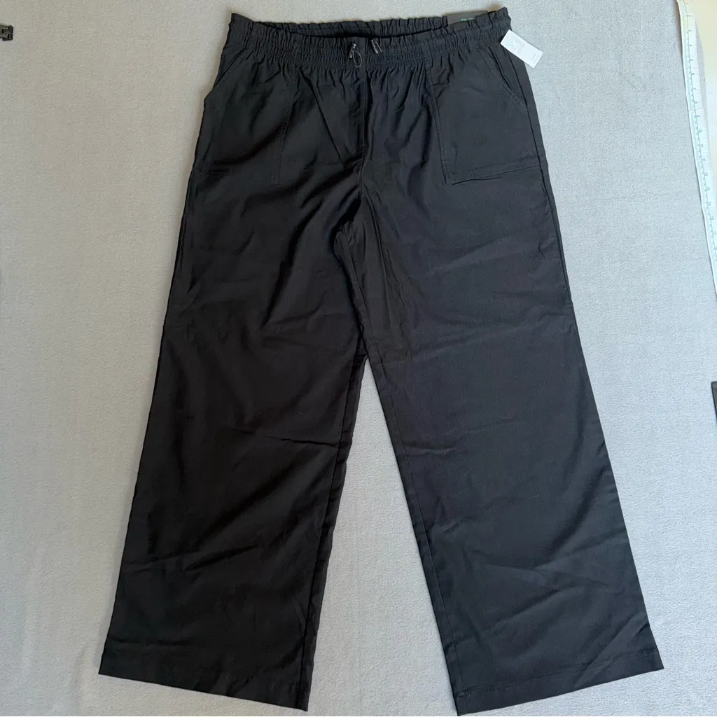 NEW Maurice’s High Rise Wide Leg Black Casual Pants Size‎ XL short - Image 2