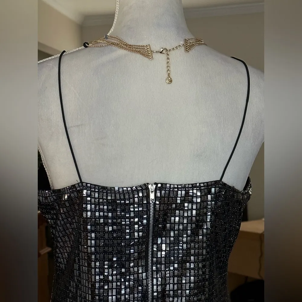 Almost Famous Crystal Embellished Dress XL - Image 6