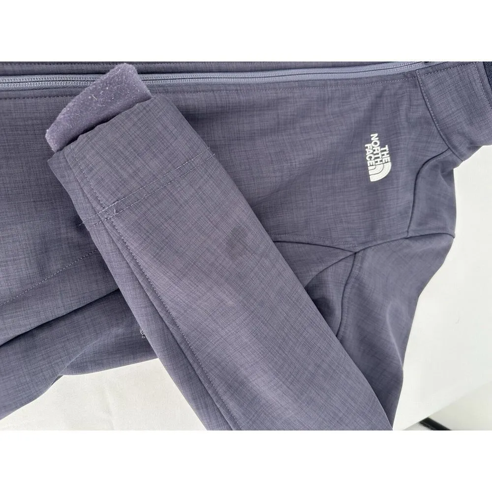 North Face Apex Chromium Thermal Soft Shell Jacket Women Small Fleece Lined Gray - Image 11