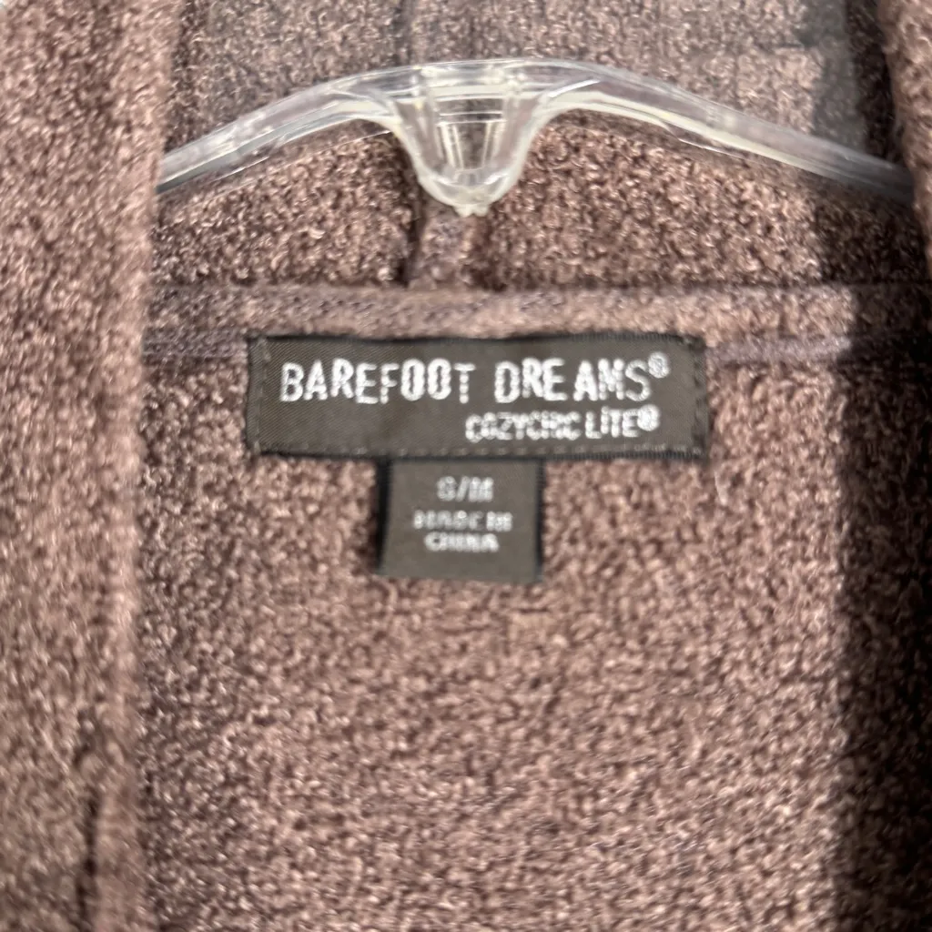 Barefoot Dreams Cardigan Womens S/M Brown Java Cozychic Lite Ribbed Island Wrap‎ - Image 5