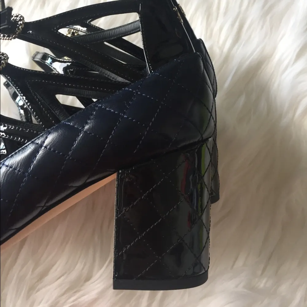 Chanel strap pumps. Size fit 7 - Image 3