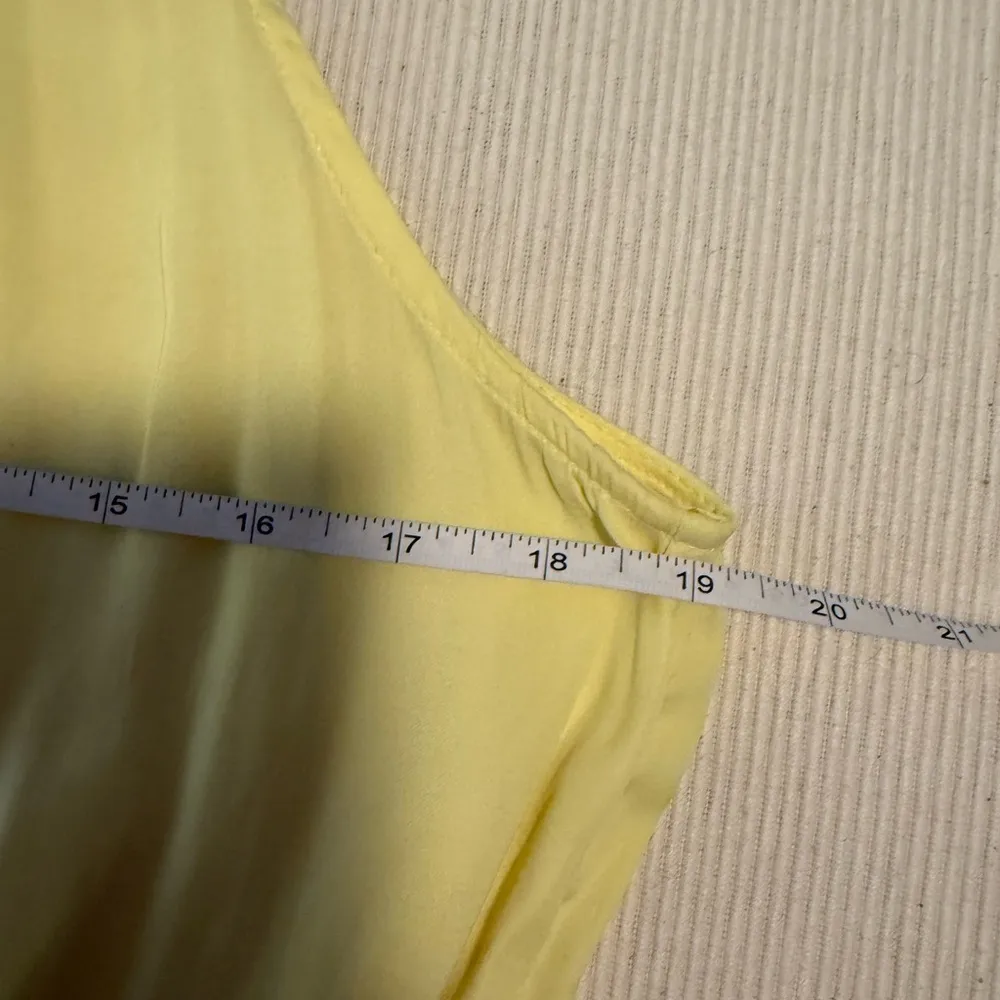 DO+BE Yellow Ruched Ruffled Halter Sundress - Image 4