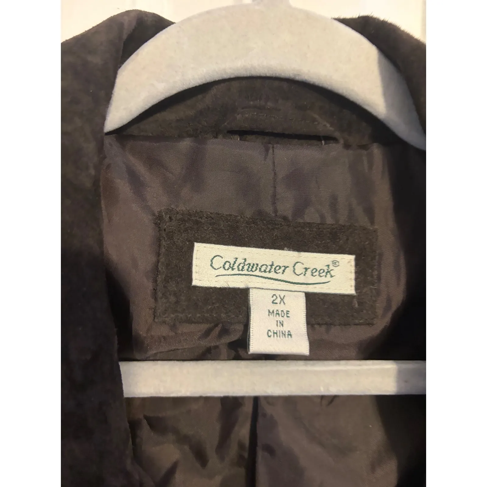 Coldwater Creek Brown Suede Beaded Embroidered Western Style Jacket Women's 2X - Image 7