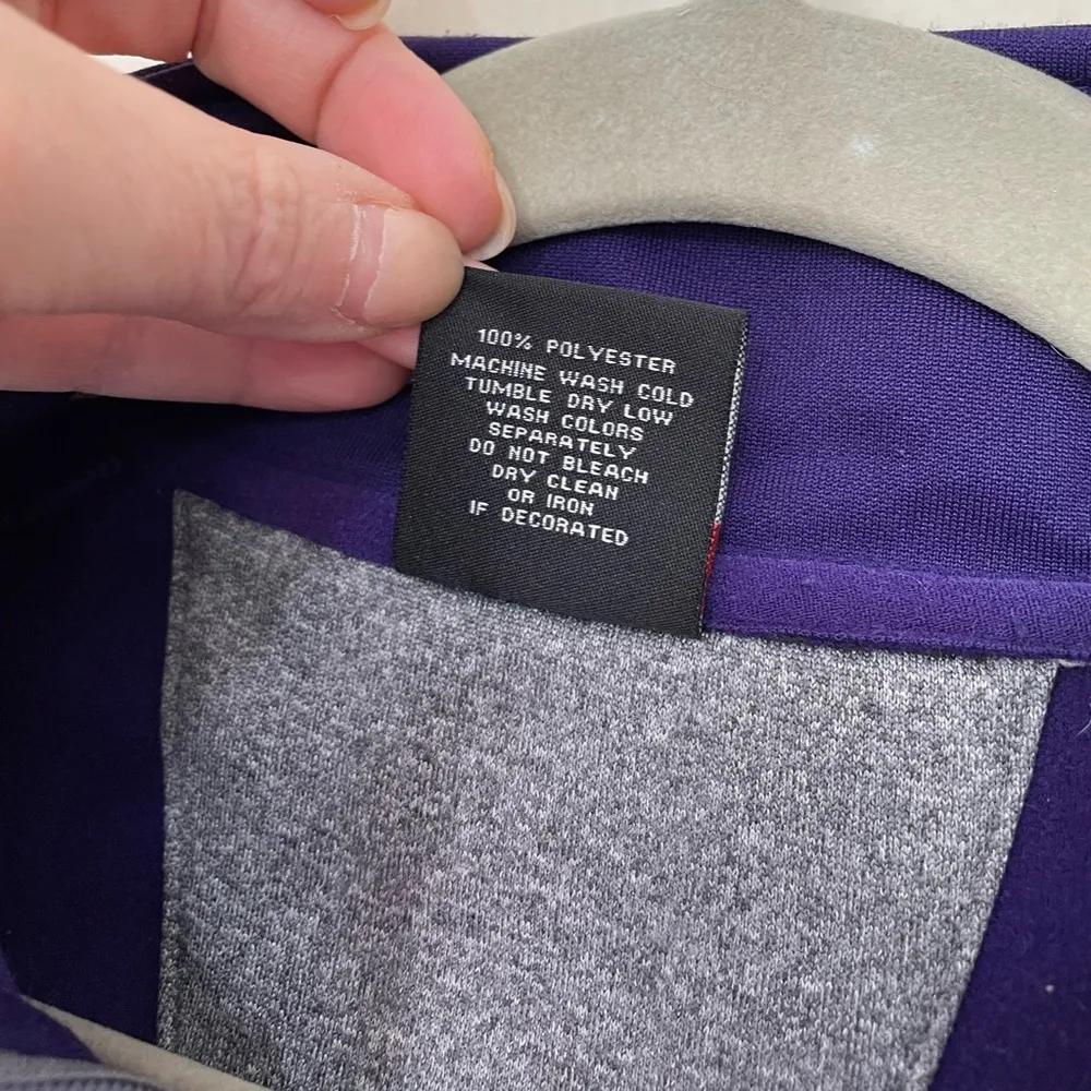 Outfitter Trading Co Breckenridge Colorado 1/4 Zip Pullover Purple ~ Size L Size L - Image 7