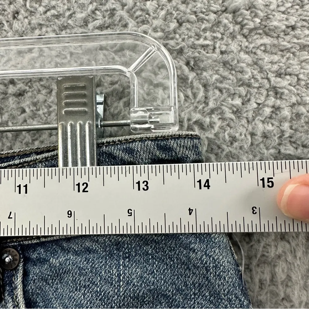 We The Free People Zip It Up Mini Skirt Denim Jean Y2K Casual Festival Preppy 25 - Image 4