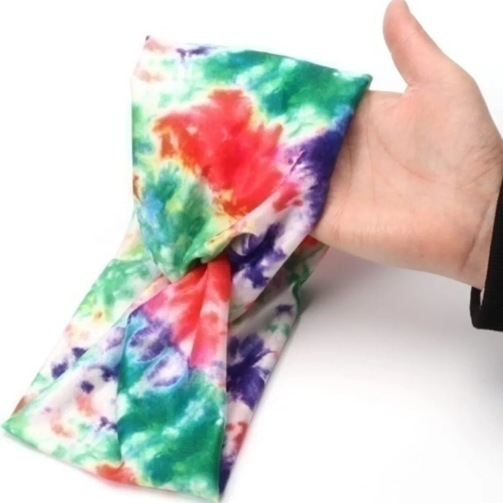 Boho tie dye twisted headband - Image 2