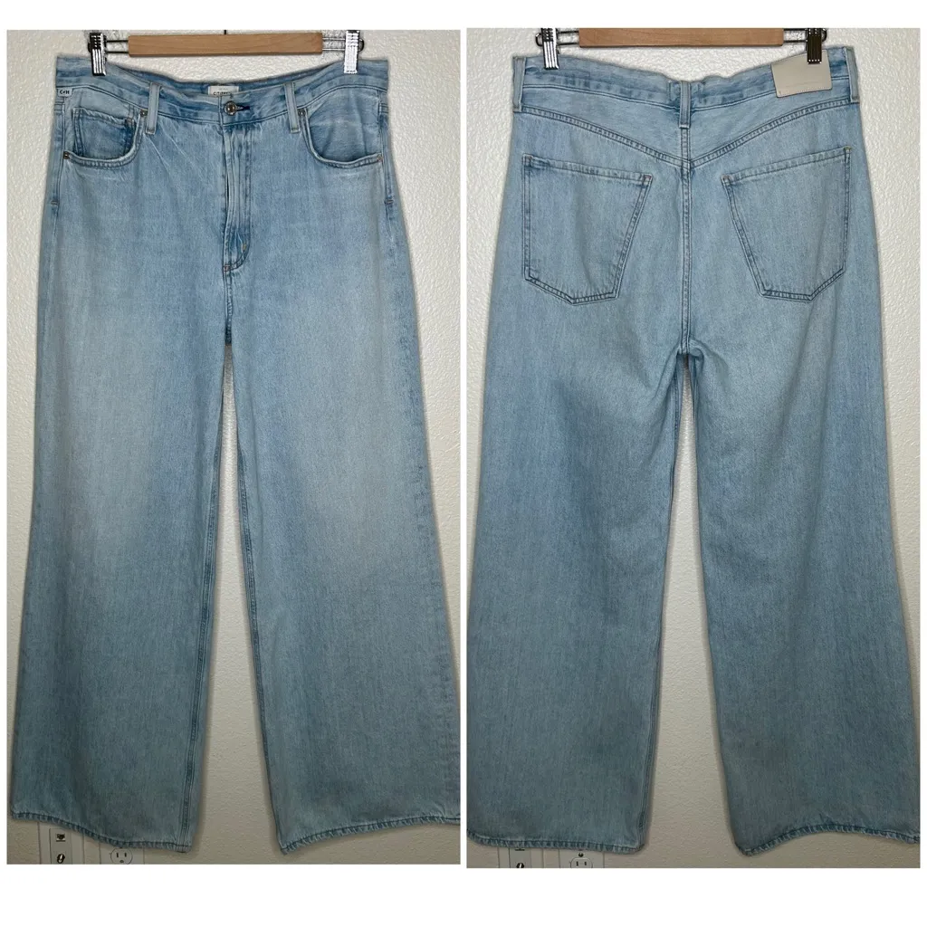 Citizens Of Humanity Paloma Baggy jeans in Moonbeam 30 - Image 2