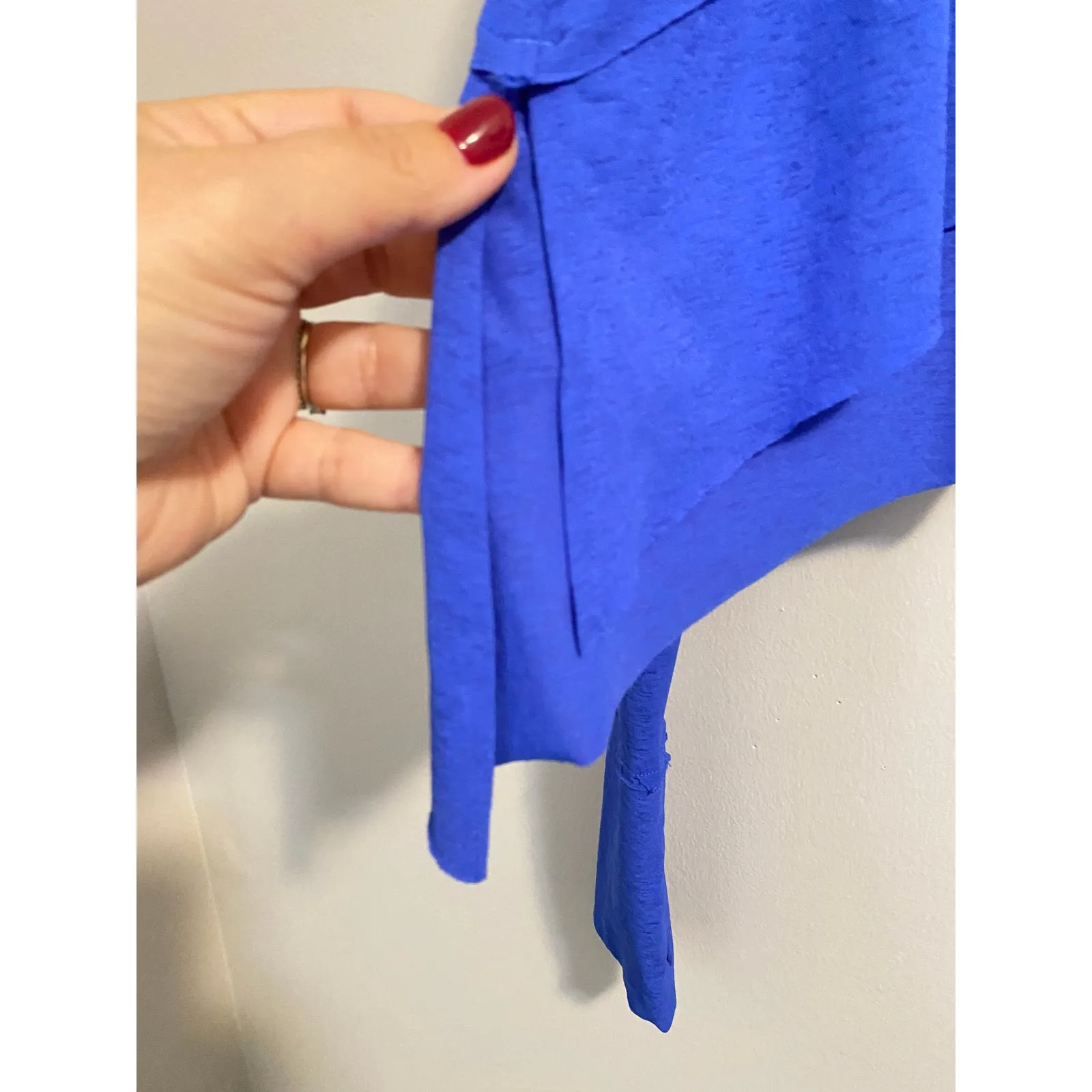 NWOT Free People‎ Movement Tempo Long Sleeve Pullover Top in Electric Blue sz XS - Image 9