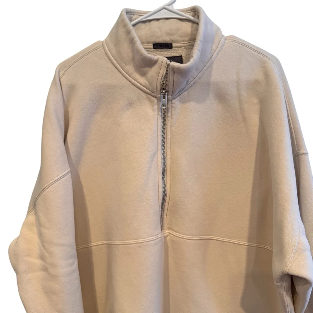 Abercrombie Oversized Soft A&F Essential Half-Zip Sweatshirt XL - Image 2