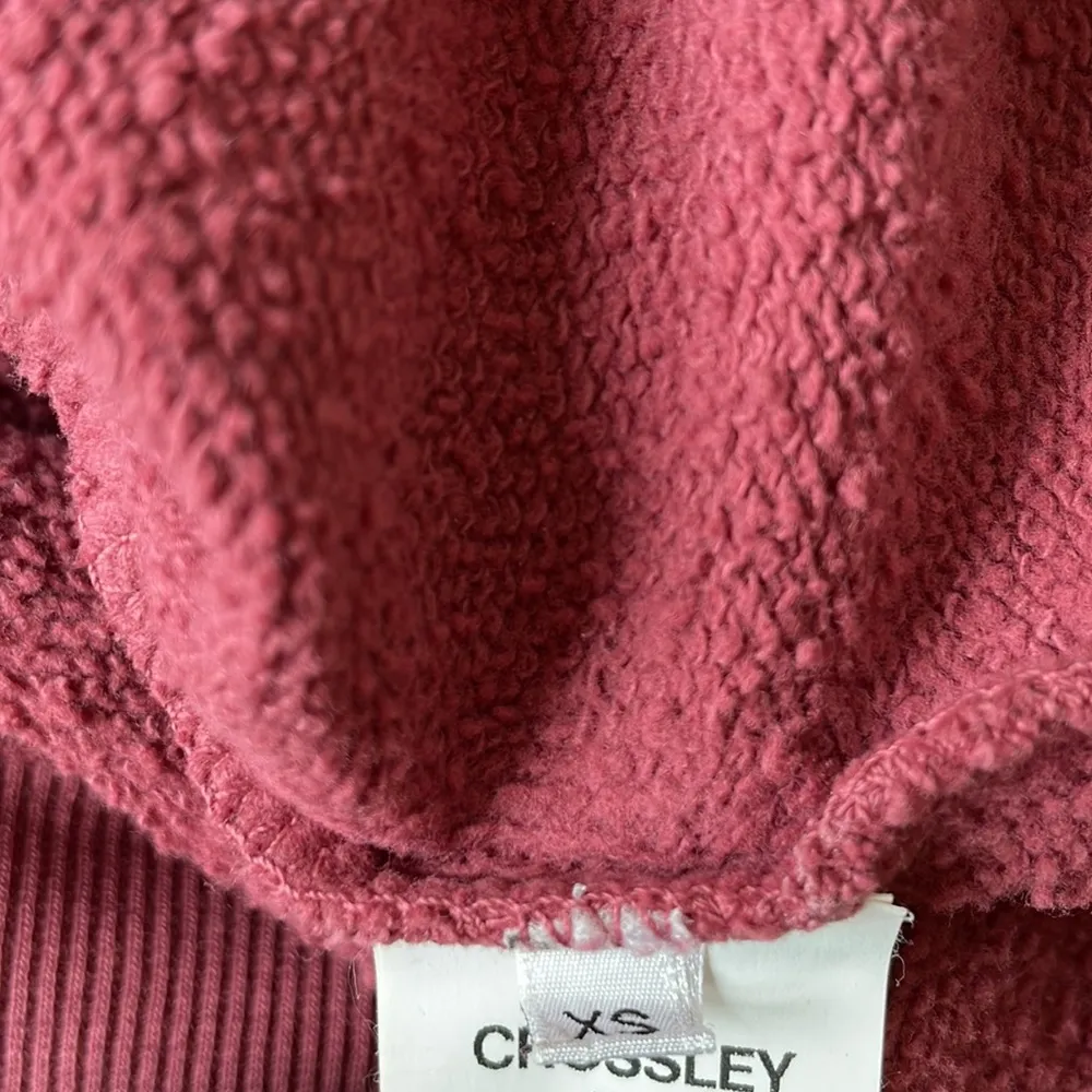 Crossly made in Italy 100% cotton beautiful dusty rose jersey sweatshirt - Image 6