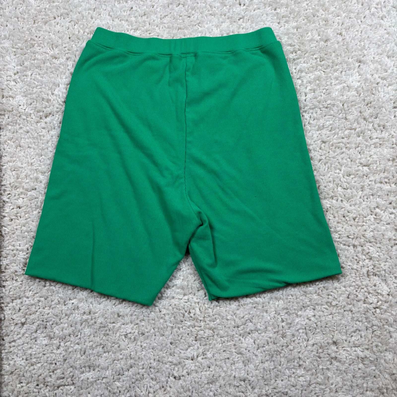 White Fox Vol 3 Ribbed Bike Shorts Green Size M Athletic Athleisure - Image 7