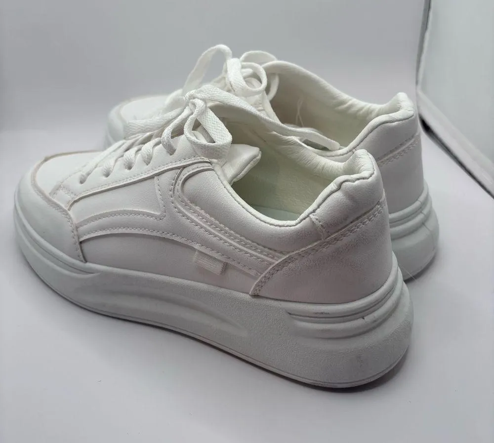 Women's White Athletic Shoes ME Yamaite fashion Size 8 - Image 5
