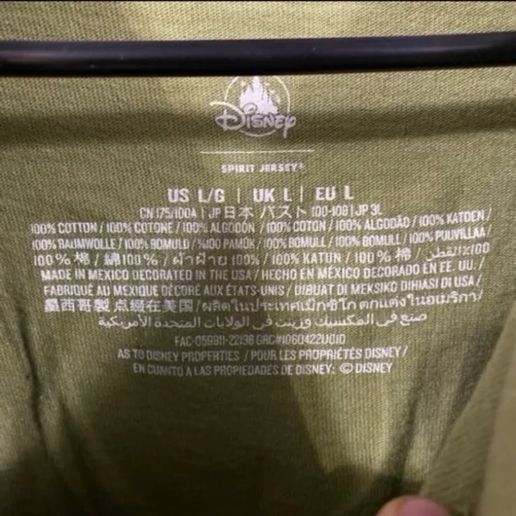 Disney parks encanto GLOW IN THE DARK Bruno hooded spirit jersey L - Image 7