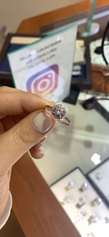 Pandora Sparkling Halo Ring - Image 3