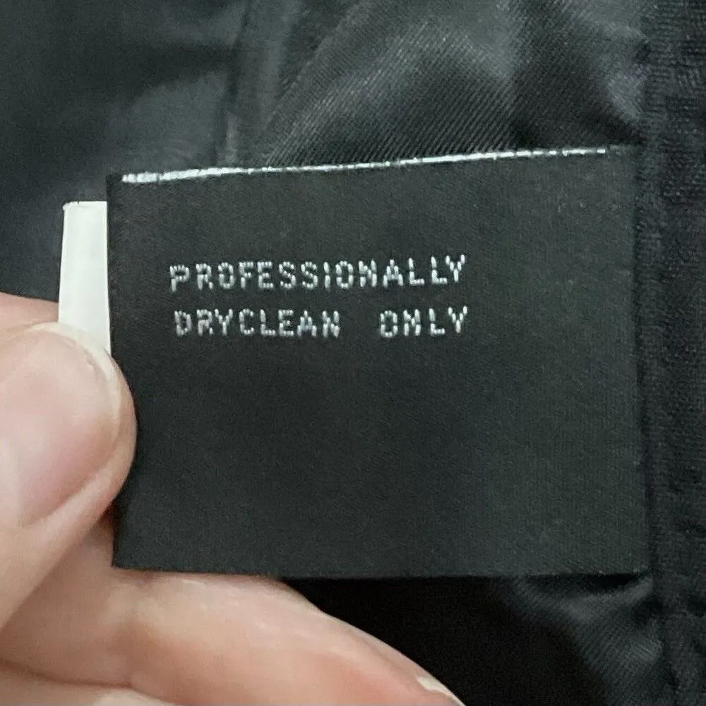 Vintage Y2K Disneyland 55 Mickey Mouse Jacket Wool Blend Sz S Black Disney - Image 6