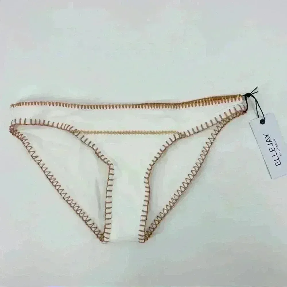 ELLEJAY x Revolve Women's Daniela Blanket‎ Stitch Swim Bottom Size M NEW - Image 9