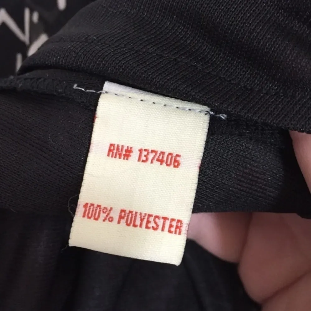 Orange Pink Black Splatter Abstract A Line Dress - Image 8