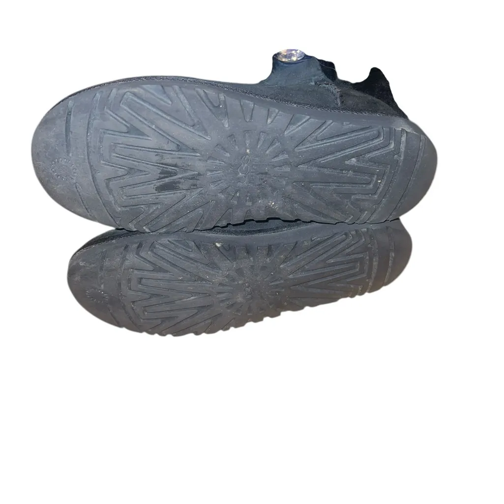 Ugg Women's Black Shearling Boots Size 6 - Image 6