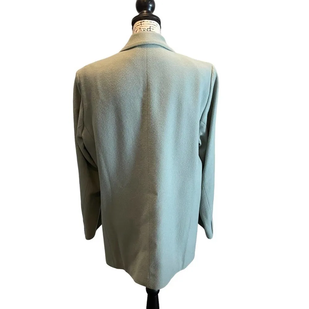 Eddie Bauer Wool Suit Blazer Jacket Sage Green Size Large NWT Office Workwear - Image 4