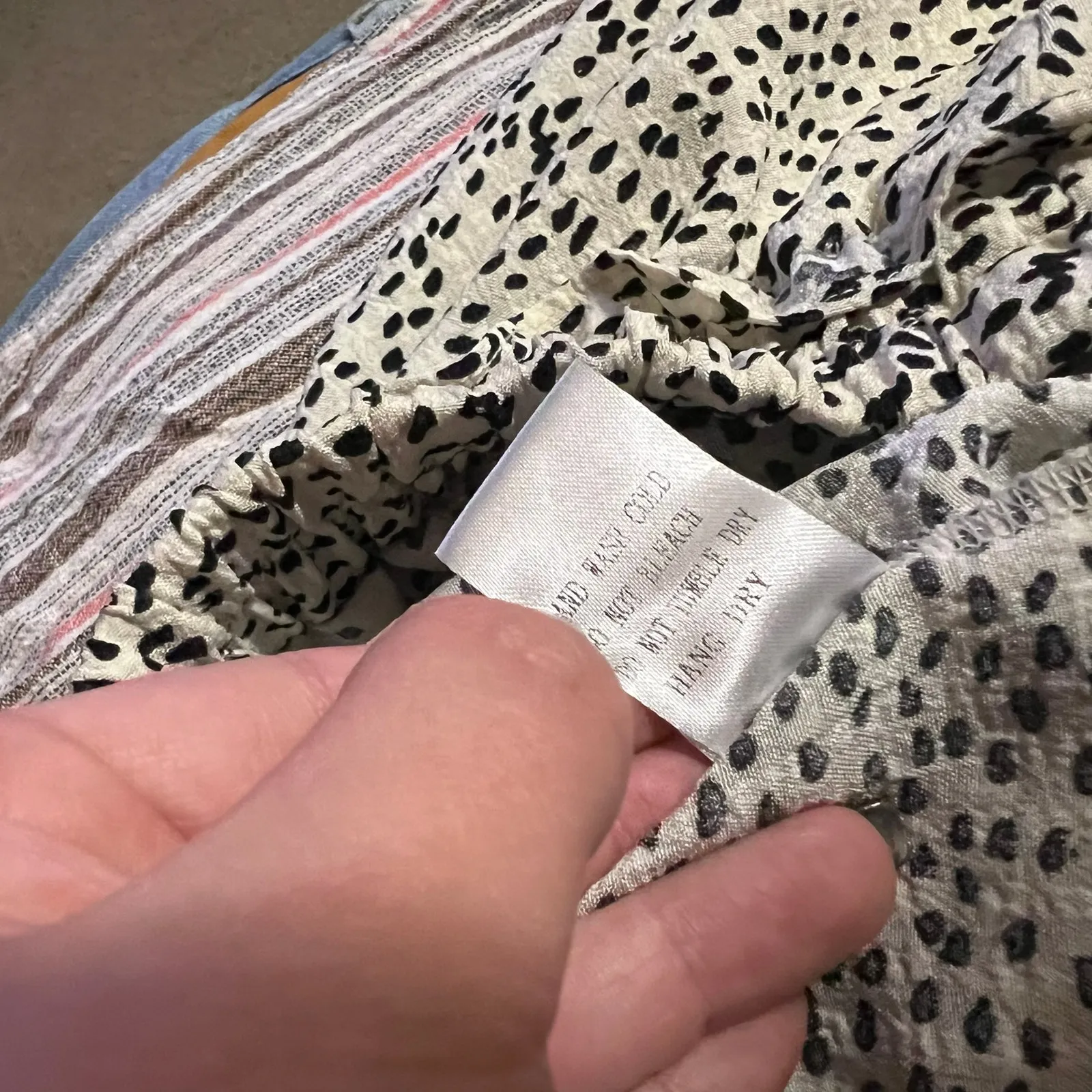 Miou Muse Skort Polka Dot White MMSK376 Elastic Waist Ruffle Size Medium - Image 8