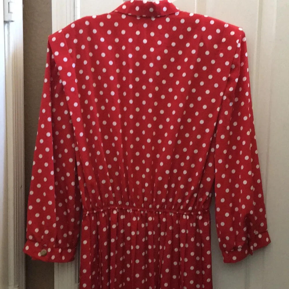 FINAL MARKDOWN Vintage lady carol dress (14) Red - Image 13