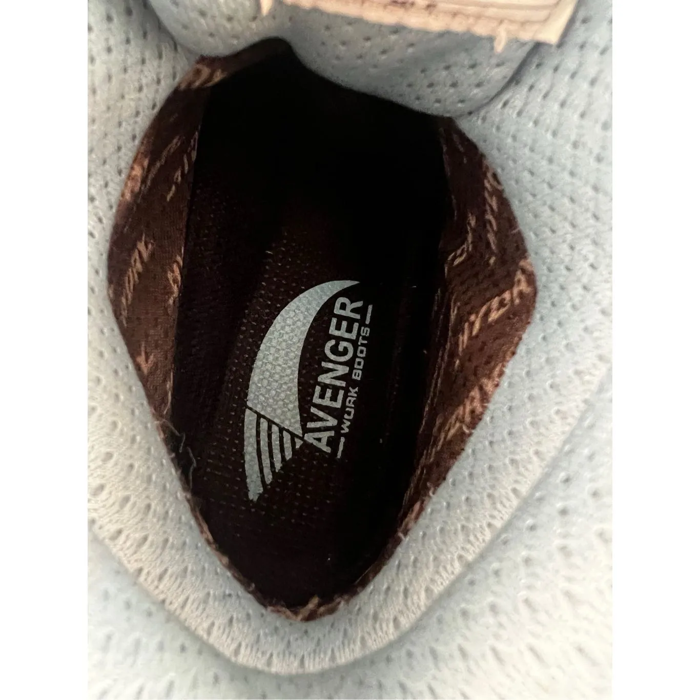 Avenger Womens Comp Toe Fraimer CT Leather Boots Size 8.5 Black - Image 7