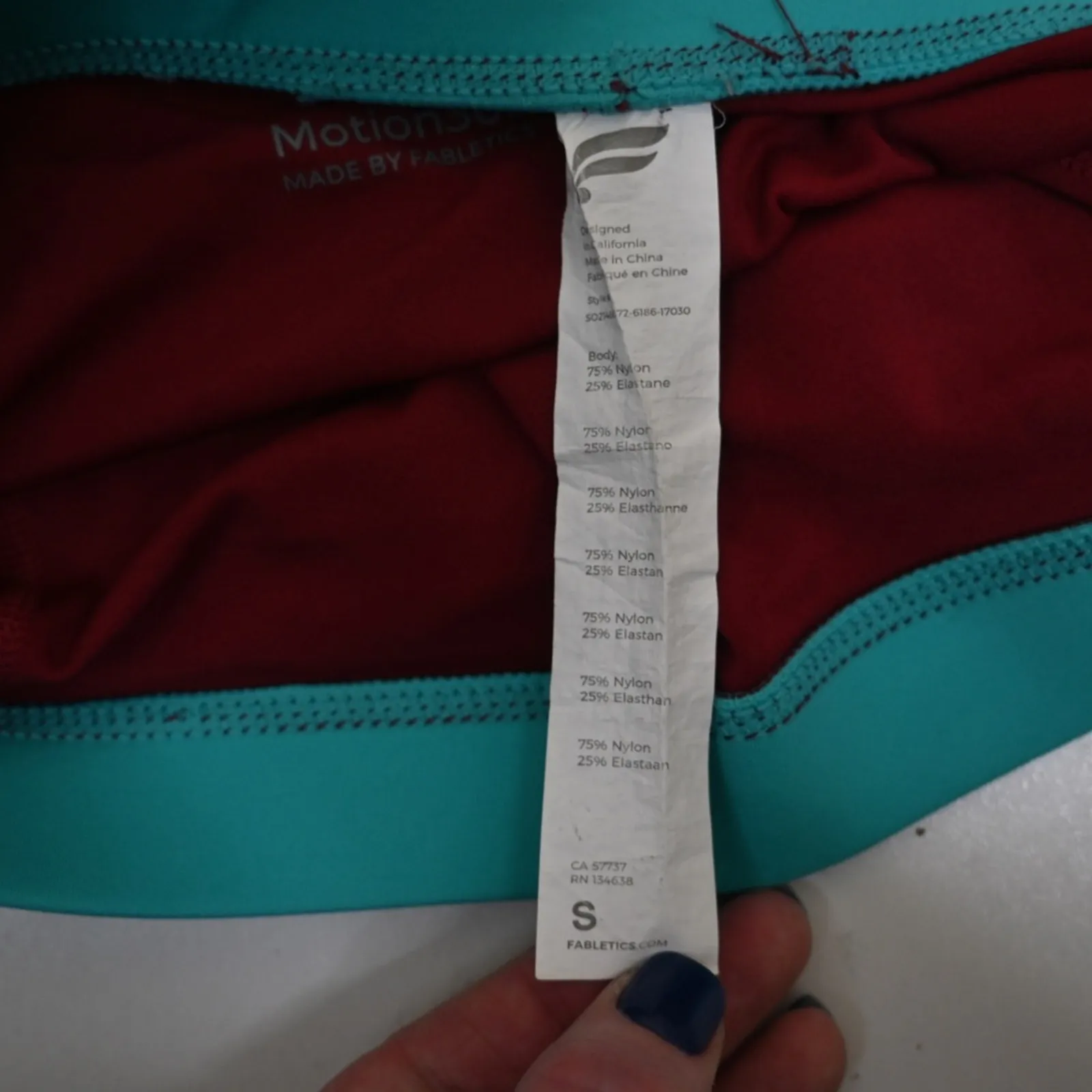 Fabletics Womens S High Waisted Motion 365 Hike Short 3" - Image 11