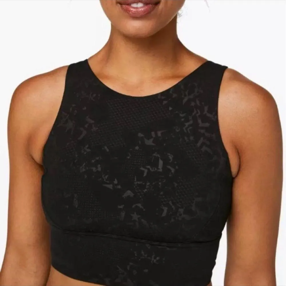 LULULEMON x Barry’s Stronger as One Long Line Bra Black 4 Special Edition VEUC - Image 8