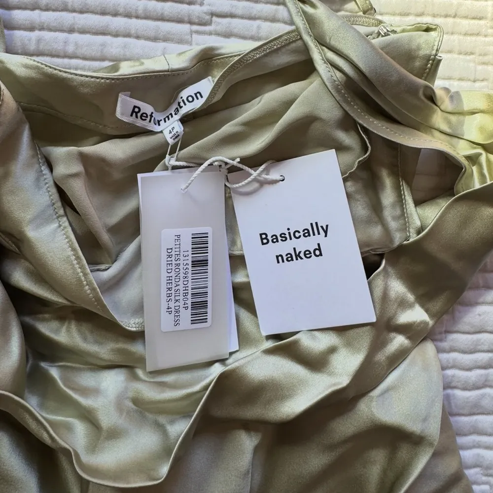 Reformation - Petites Ronda Silk Dress - Image 9